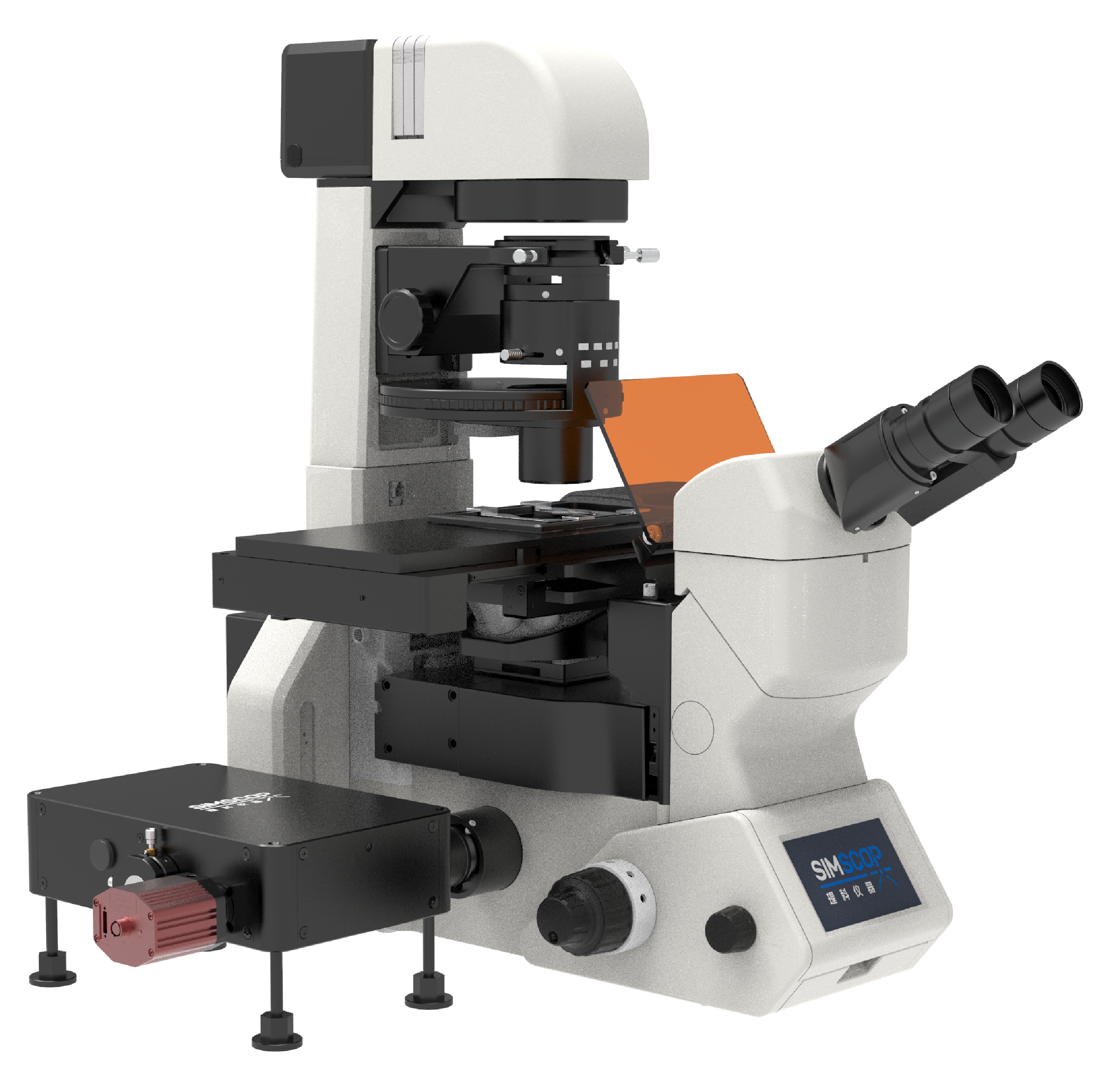Flow Cytometry Detection Module combined with microscope